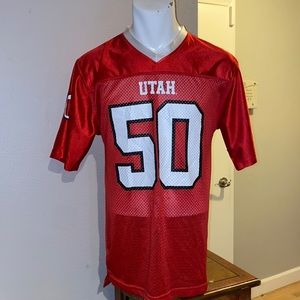 utah state university russell athletics number 50 child football jersey small